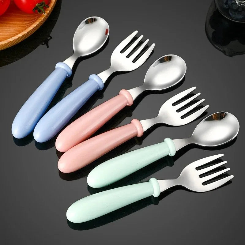 3-Piece 304 Stainless Steel Portable Cutlery Set – Spoon & Fork Portable Cutlery Set Oasis Select