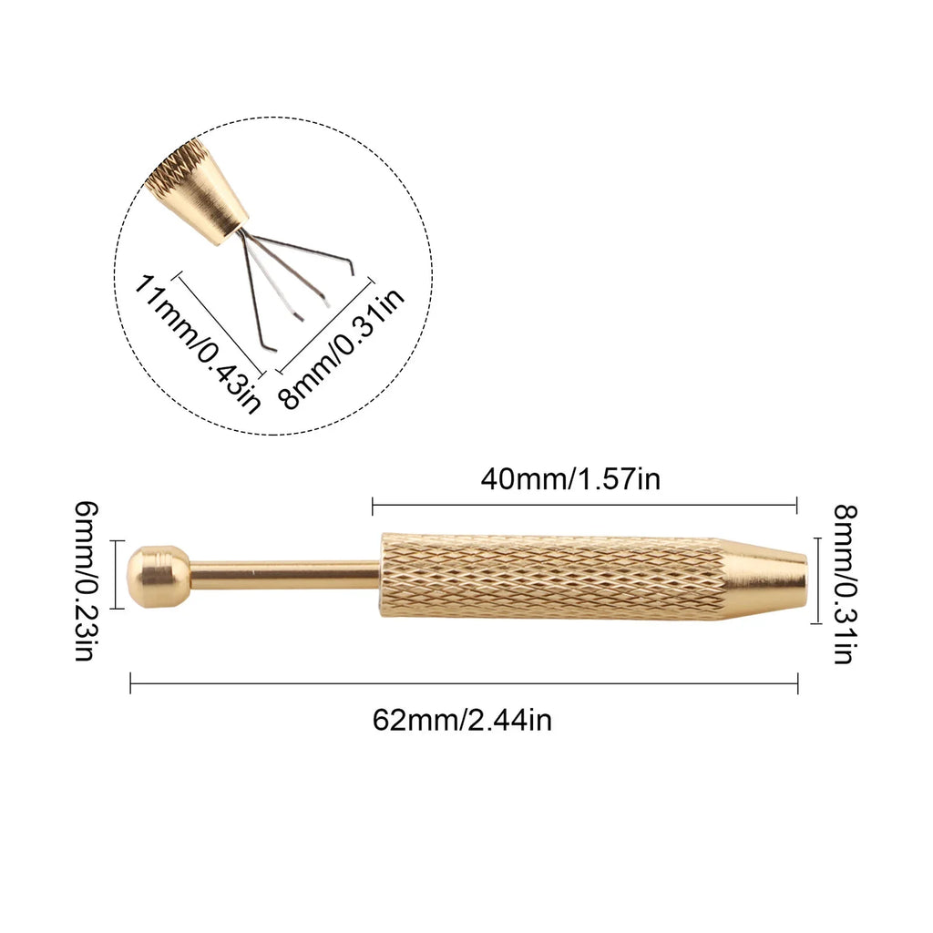 4 Claw Jewelry Grabber Tool Electronic Component Grabber Gems Prong Chip Gripper Tweezer Pick Up Pen Electronic Repair Hand Tool Oasis Select I