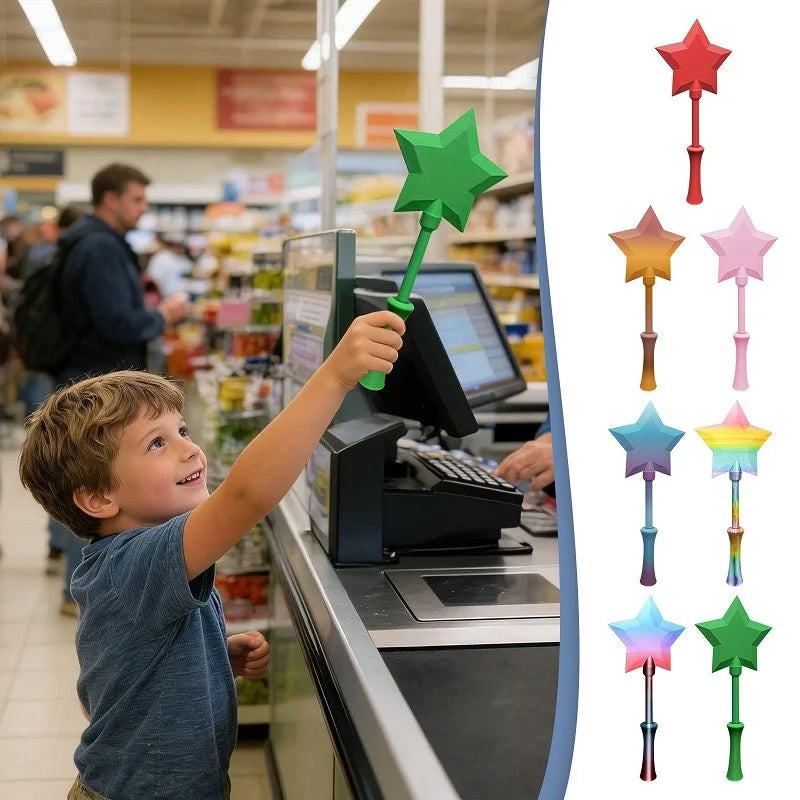 3D Printed Star Magic Wand Tap to Pay Magic Wand NFC Credit Card Holder Cute Lightweight for Kids Adults Holiday Birthday Gifts Oasis Select
