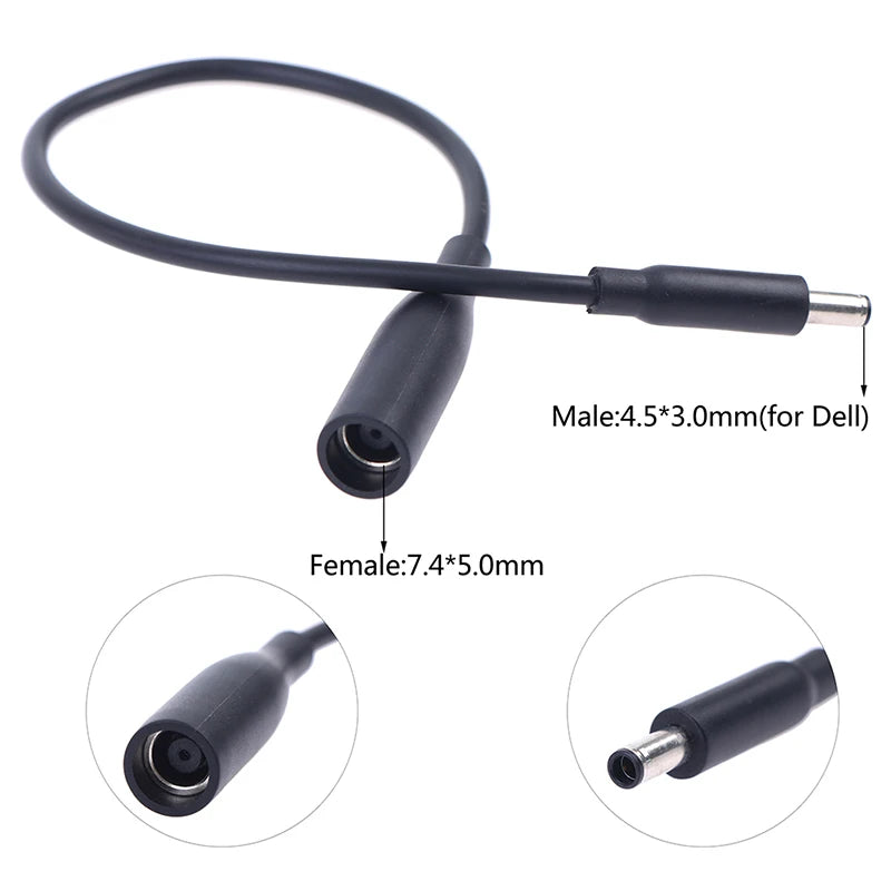 DC Power Charge Converter Adapter Cable Cord 7.4*5.0mm Female to 4.5*3.0 mm Male Oasis Select