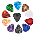 Guitar Picks Bulk 10 Pcs Multicolor Guitar Picks Portable Finger Picks Self-Adhesive Colorful Guitar Picks Electric Guitar Pick Oasis Select Random Color