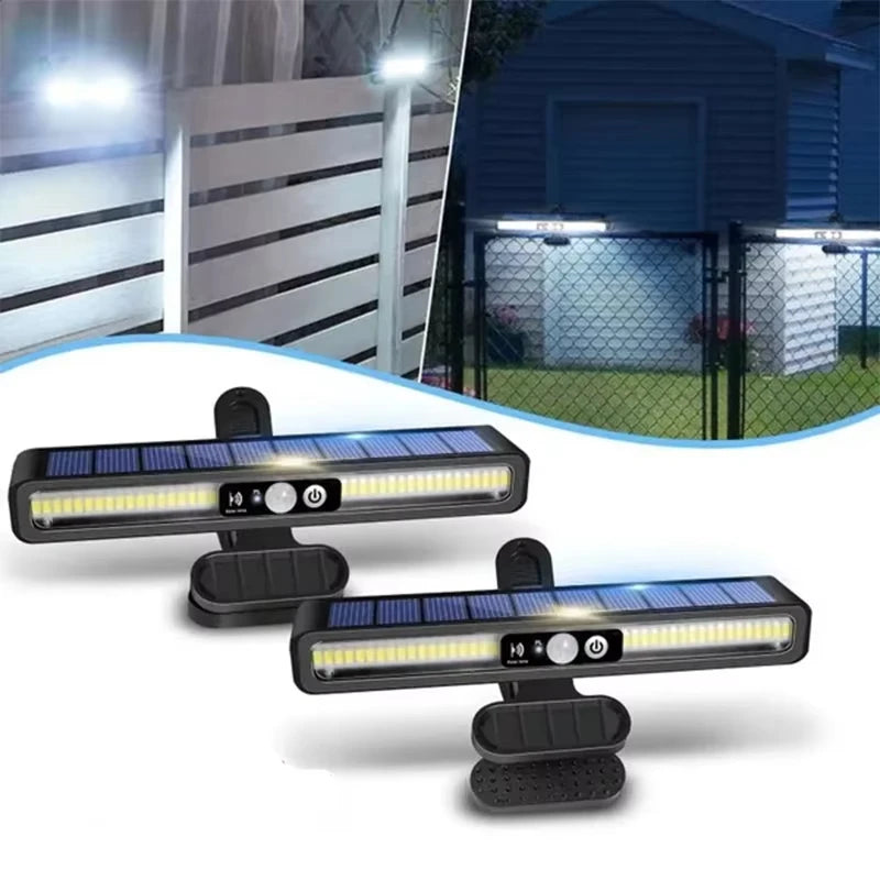 Clip On Solar Motion Sensor Lights Outdoor Waterproof Solar Fence Lights Outside with 36 LEDs Portable Solar Powered Lamps Oasis Select