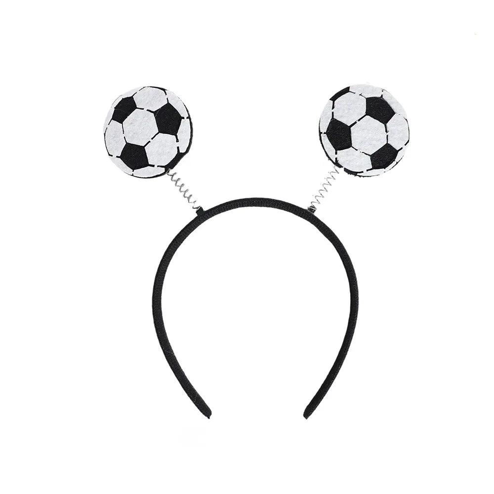 Soccer Fan Glasses & Hair Hoop Photo Booth Prop | Party Dress-Up