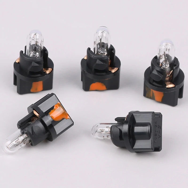 5PCS High Quality For 12V1.2W V-2 Small Bulb Indicator Light Car Instrument Lamp Oasis Select 5PCS