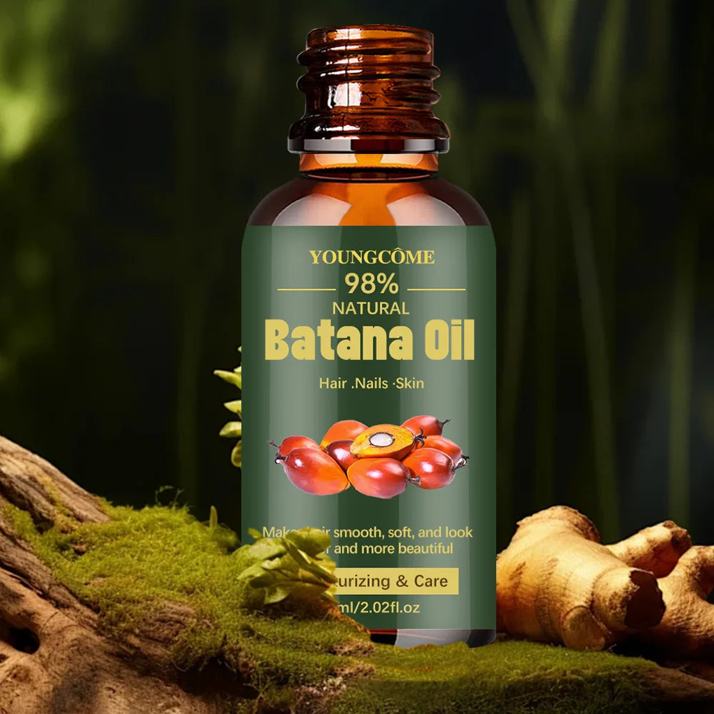 Natural Batana Oil For Hair Growth Pure Batana Oil Hair Shine Strengthen For Women Prevent Hair Loss Eliminate Split Ends 1/3pcs Oasis Select
