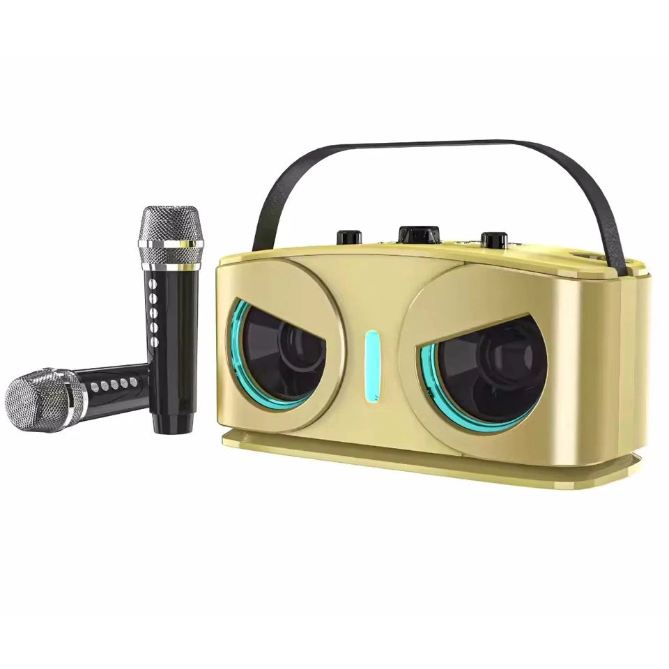 AyeBeau Portable Karaoke Bluetooth Speaker & Microphone 20W