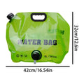 Camping Water Container 8L Portable Reusable Pouch Food Grade Water Storage Containers for Outdoor Hiking Backpacking Fishing Oasis Select Green