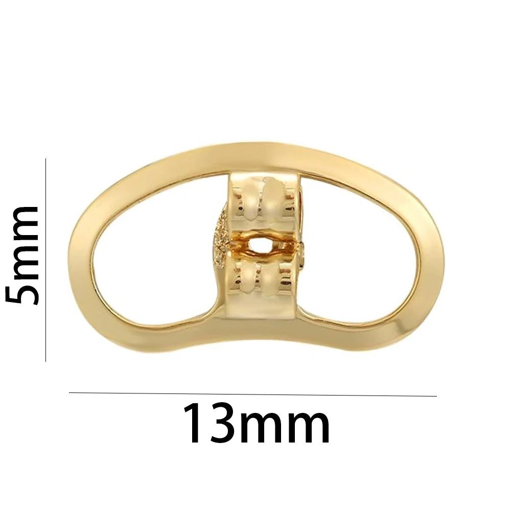 4pcs Metal Earring Lifters Backs Stopper Fastener For DIY Ear Stud Plug Replacement Jewelry Making Supplies Findings Accessories Oasis Select