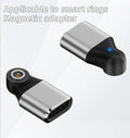 Magnetic Type-C Smart Ring Charging Adapter | Contact Point Smart Ring Charger Oasis Select Silver