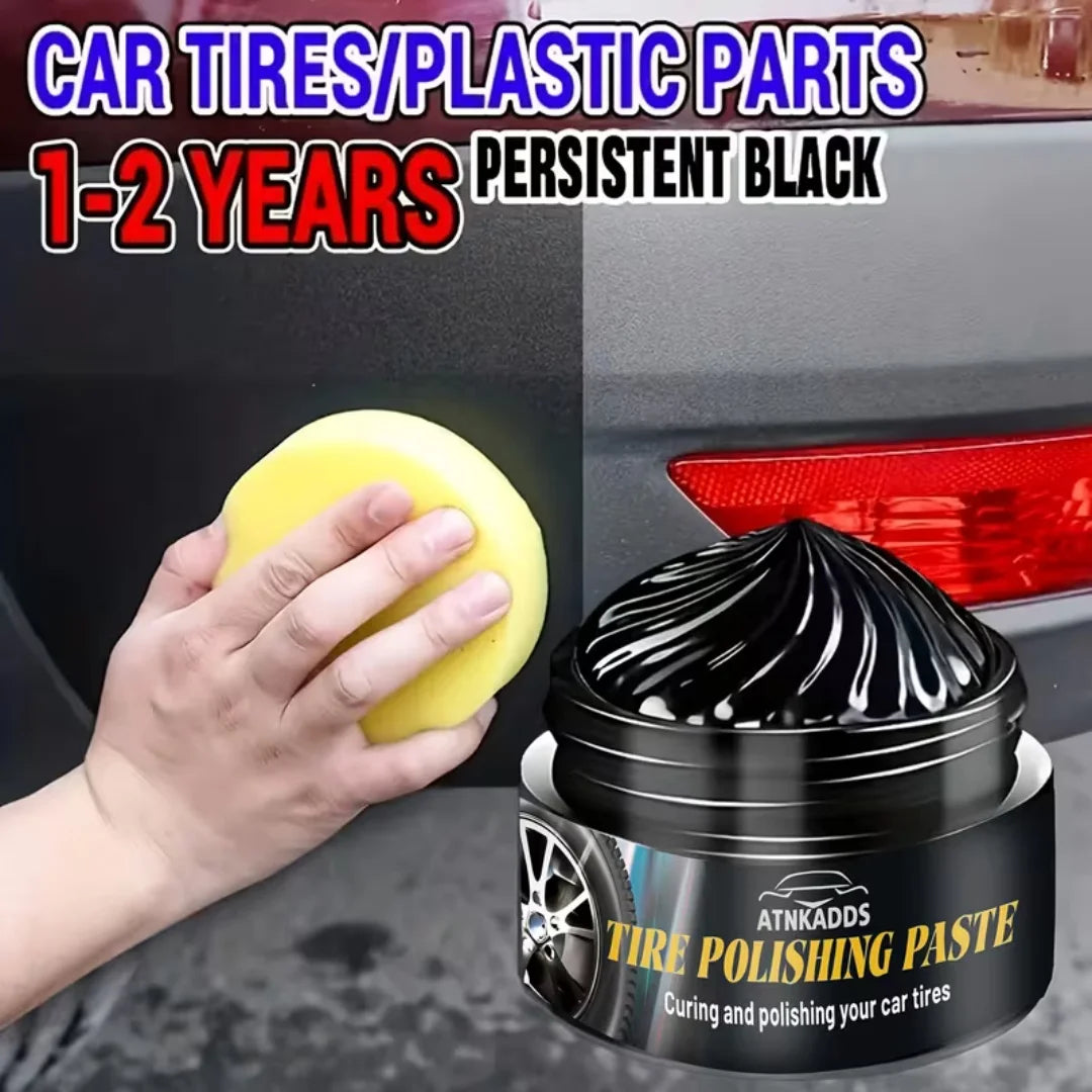 Tire & Plastic Restorer Polishing Paste – Black Coating Tire & Trim Restorer Oasis Select