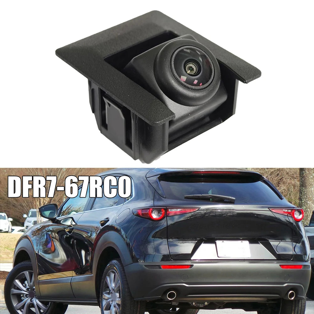 Tailgate Mount Rear View Backup Camera for Mazda CX30 2020 2023 Parking Assist Model DFR767RC0 with OEM Number DFR767RC0 Oasis Select