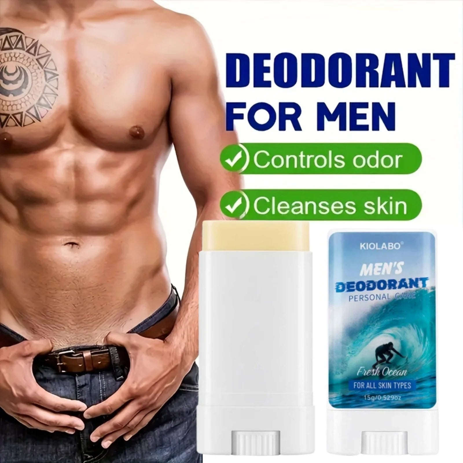 72-hour long-lasting odor elimination, 15g antiperspirant deodorant cream, keeps you fresh and dry all day, portable and conveni Oasis Select