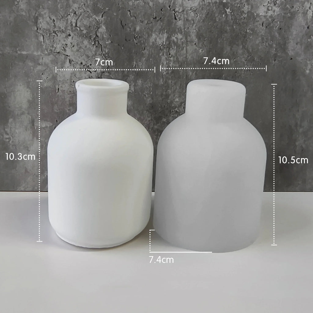 Stripes Vase Silicone Mold DIY Gypsum Vase 3D Ornaments Molds Epoxy Plaster Concrete Flower Pot Mould Gardening Decoration Oasis Select J-298a