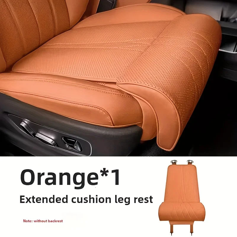 Napa Leather Car Seat Extender Cushion – Leg Support
