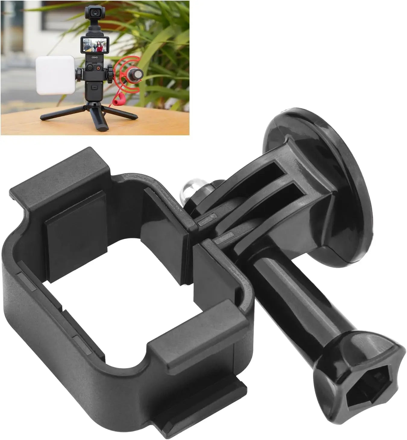 DJI Osmo Pocket 3 Extension Adapter & Dual Cold Shoe Mount