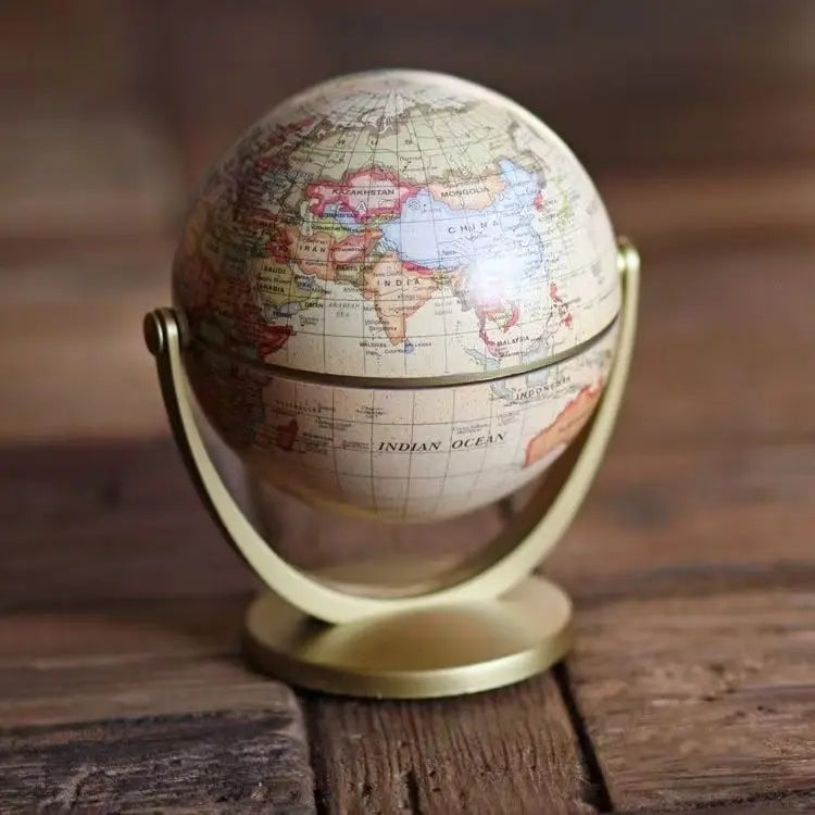 Retro Globe Ornaments Universal Globe Study Decoration Globe Small Mini Trumpet Oasis Select