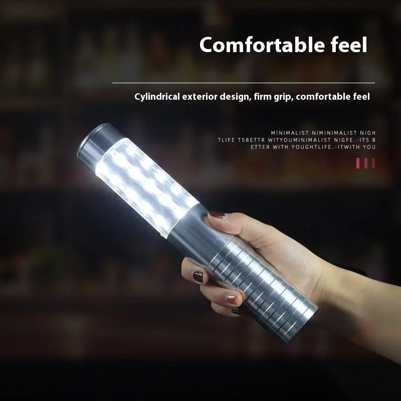 Led Charging, Glowing Flashing Stick, Bar KTV, Handheld Flashing Stick Drinking Atmosphere Extended Atmosphere Champagne Stick Oasis Select