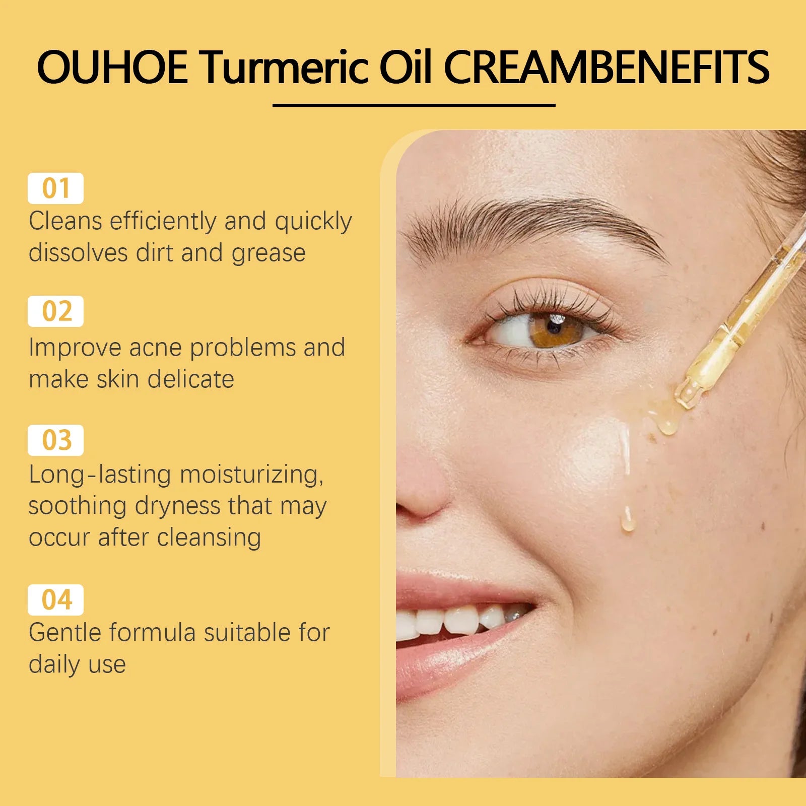 Turmeric Face Cleansing Oil – Brighten, Purify & Minimise Pores