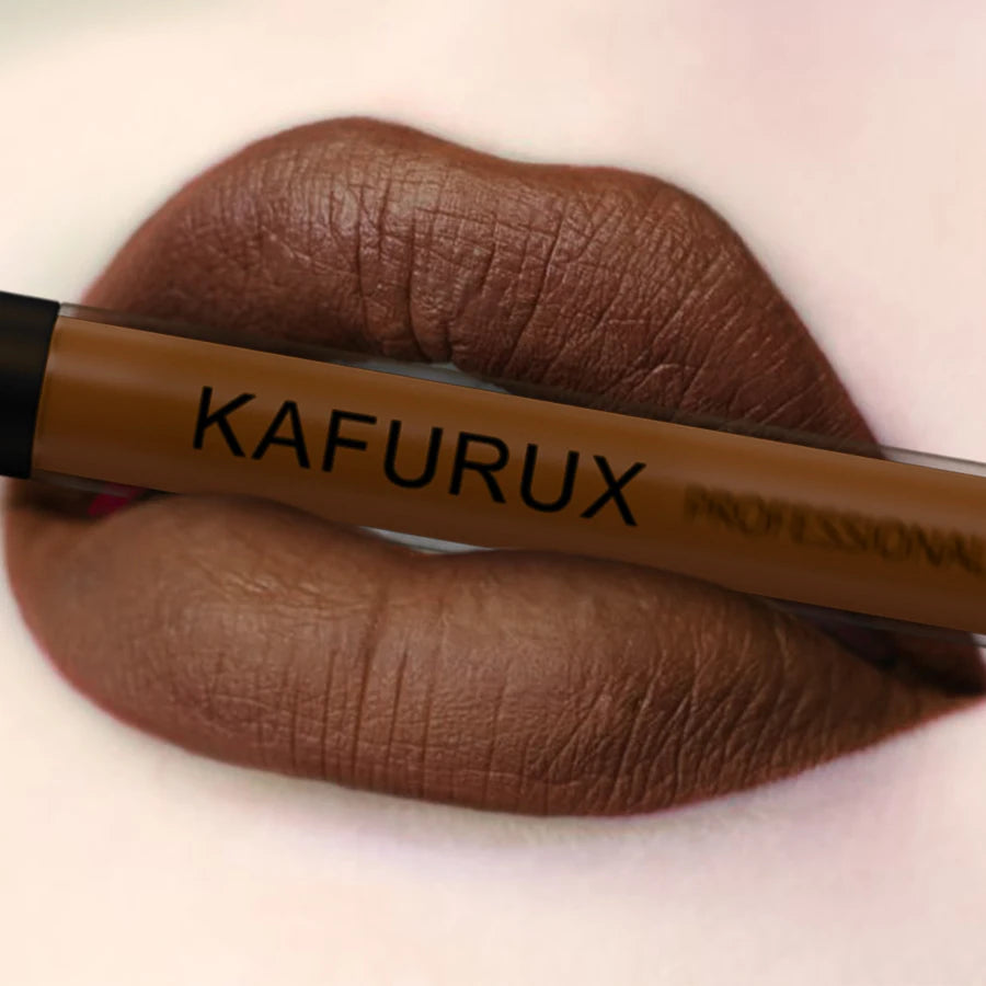 KAFURUX Matte Liquid Lipstick – Velvet, High Pigment, Waterproof