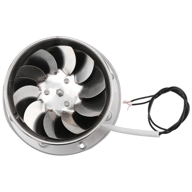 Pipe Stainless Steel Exhaust Fan Window Duct Air Ventilation Blower Toilet Kitchen Ventilator Booster Extractor Oasis Select