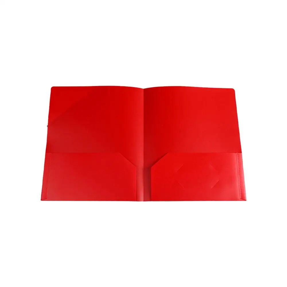 Plastic File Folder 2 Pockets & Business Card Slot – A4 Organizer
