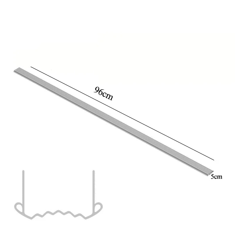 Adjustable Door Bottom Seal Strip Weather Strip Under Door Draft Stopper Thicker Anti-Cold Gap Blocker Sealing Weather Strip Oasis Select