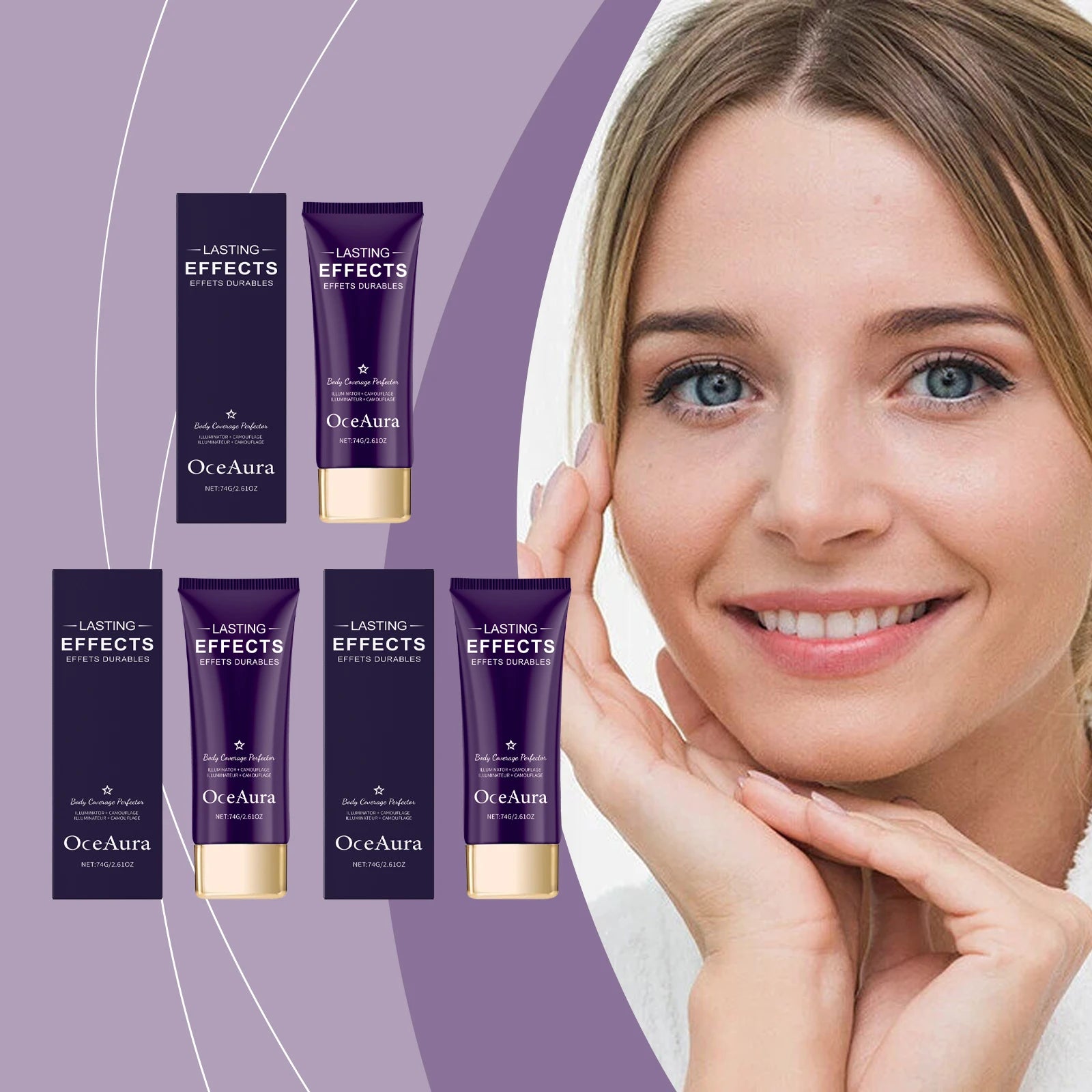 Liquid Concealer Coverage Acne Dark Circles Blemish Skin Tone Corrector Oil Control Waterproof Long Lasting Concealer Makeup Oasis Select