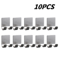 1-15PCS No-Punch Razor Holder Adhesive Razor Storage Hook Bathroom Razor Waterproof Wall Hook Bathroom Shelf Razor Holder Oasis Select Sliver 10PCS