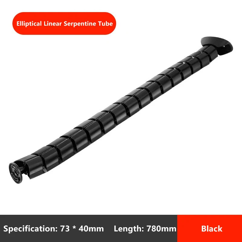 78cm Wire Spine Cable Sleeve Workstation Snake Wire Organizer Under Desk Cable Wire Management Computer Cord Protective Tube Oasis Select A8