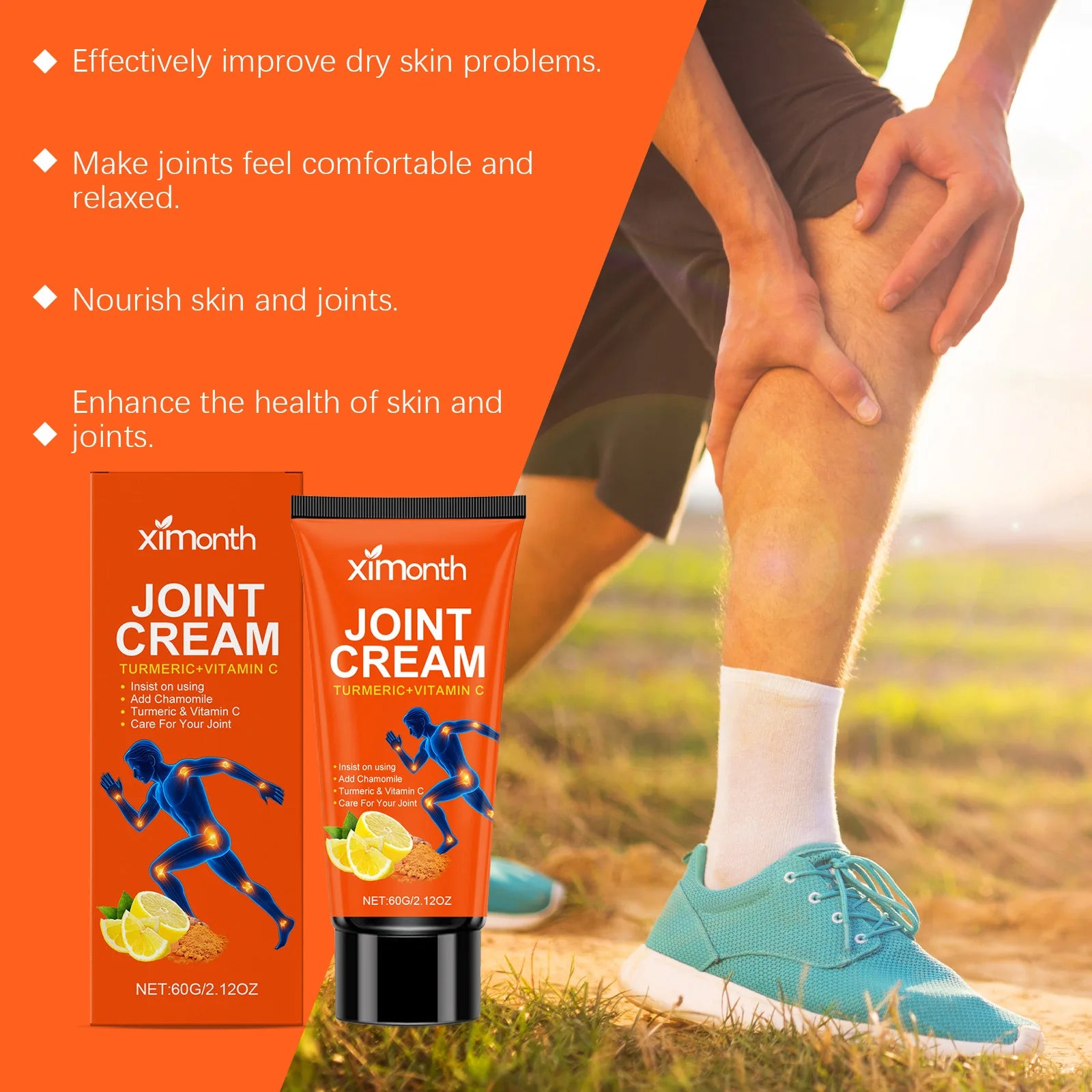 Ximonth Joint Comfort Massage Cream – Nourishing Body Cream 60g