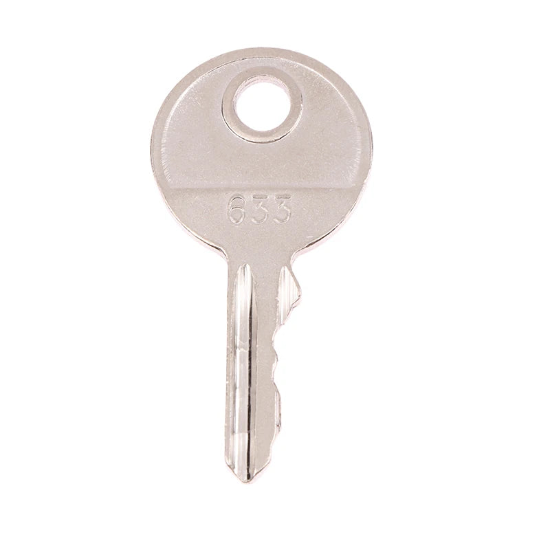 Individual unit of Linde Electric Forklift Key 633, OEM part 633 0009730434 For Forklift Models 115-03 116-03 1120-01 Oasis Select
