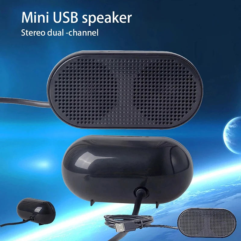 AyeBeau Mini USB PC Speaker – Desktop & Laptop Audio System