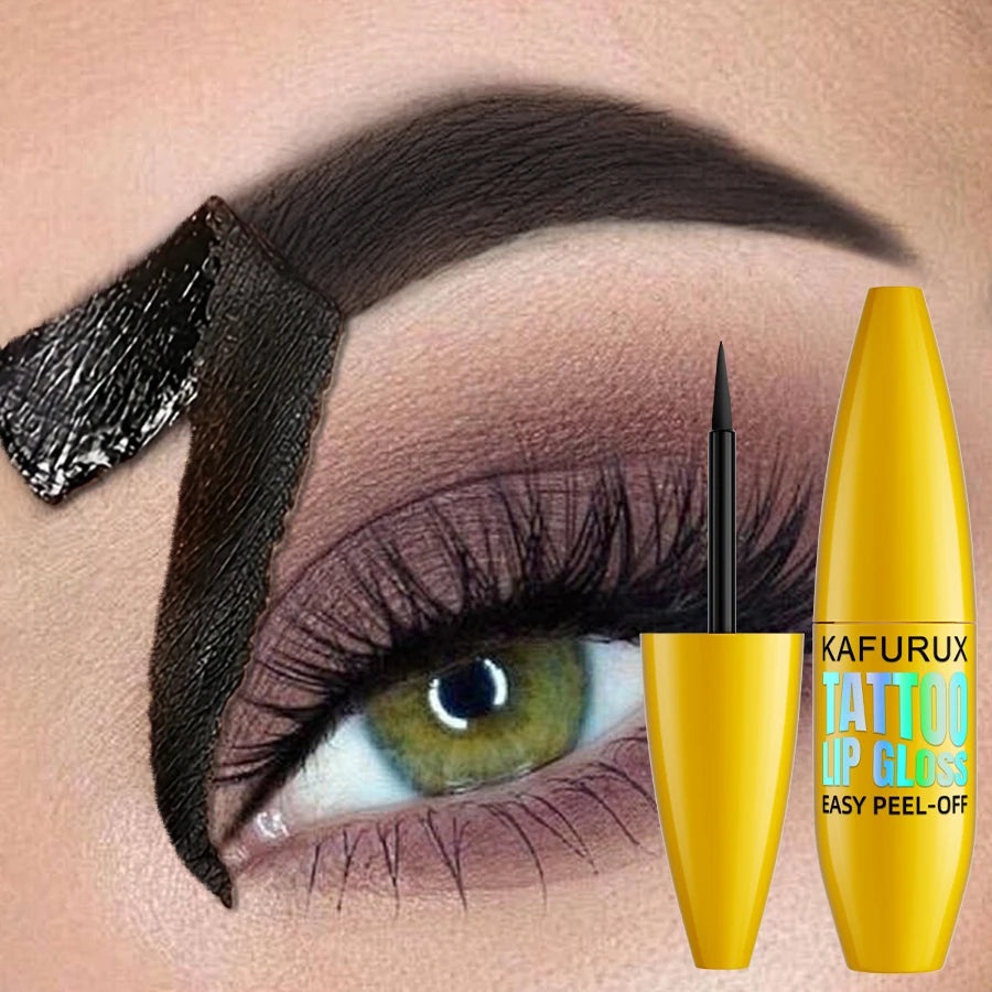KAFURUX 5-Color Peel-Off Eyebrow Dye Cream – Waterproof Brow Gel