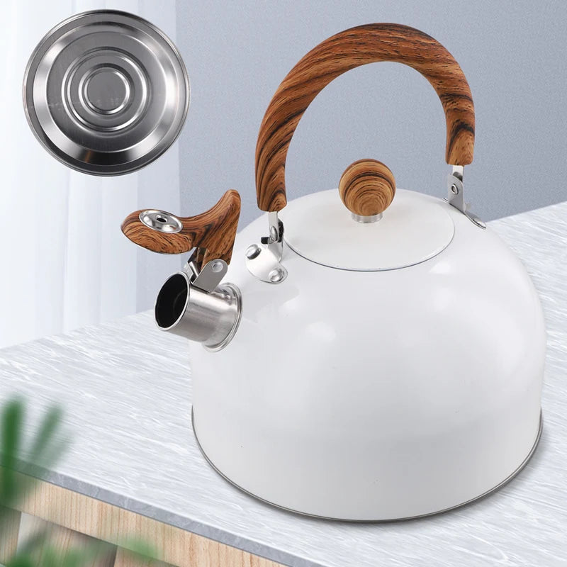WISH 3 L Tea Kettle Stovetop Whistling Stovetop Tea Kettle For Stove Top,With Handle Oasis Select