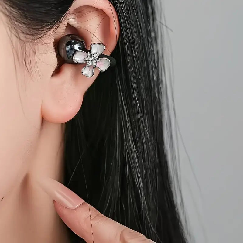 Rhinestone Earbud Decoration Clips | DIY Headphone Charms 1 Pair