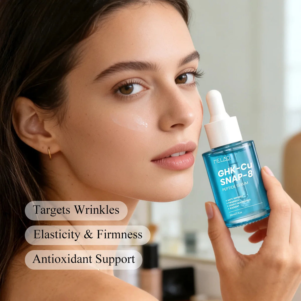 Blue Copper Peptide Face Cream & GHK-Cu Snap-8 Serum Set