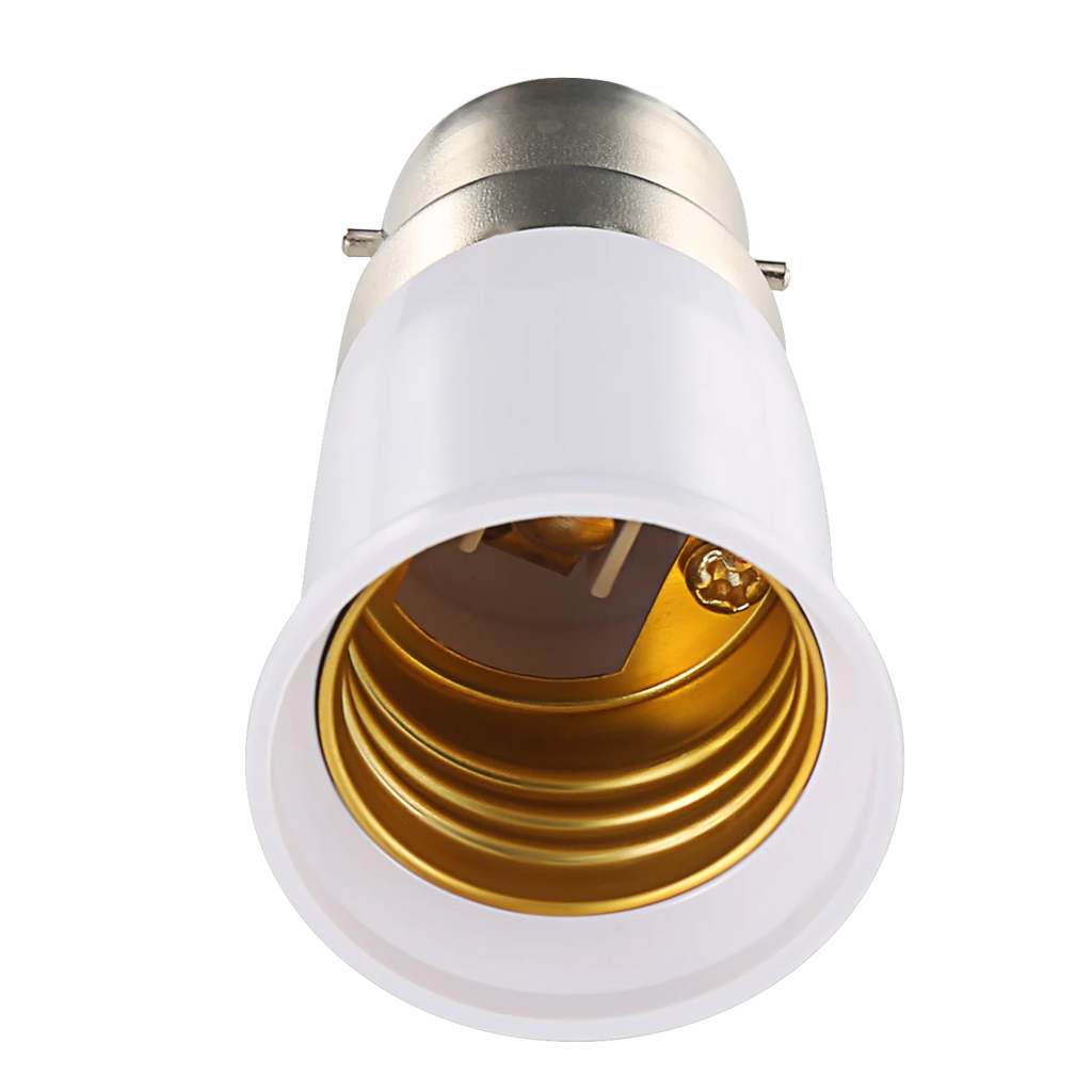 1pc Light Bulb Adaptor Bayonet B22 To Edison Screw E27 Lamp Converter Holder Light Adapter Lamp Holder Lighting Parts Oasis Select