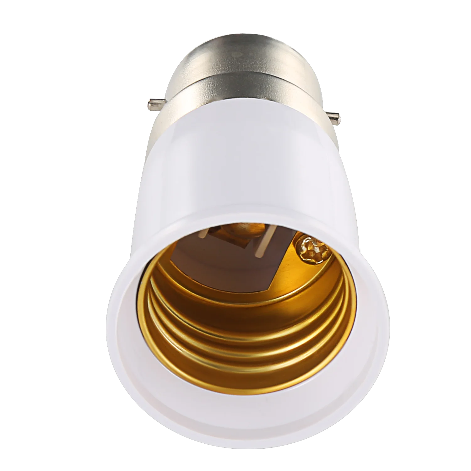 1pc Light Bulb Adaptor Bayonet B22 To Edison Screw E27 Lamp Converter Holder Light Adapter Lamp Holder Lighting Parts Oasis Select