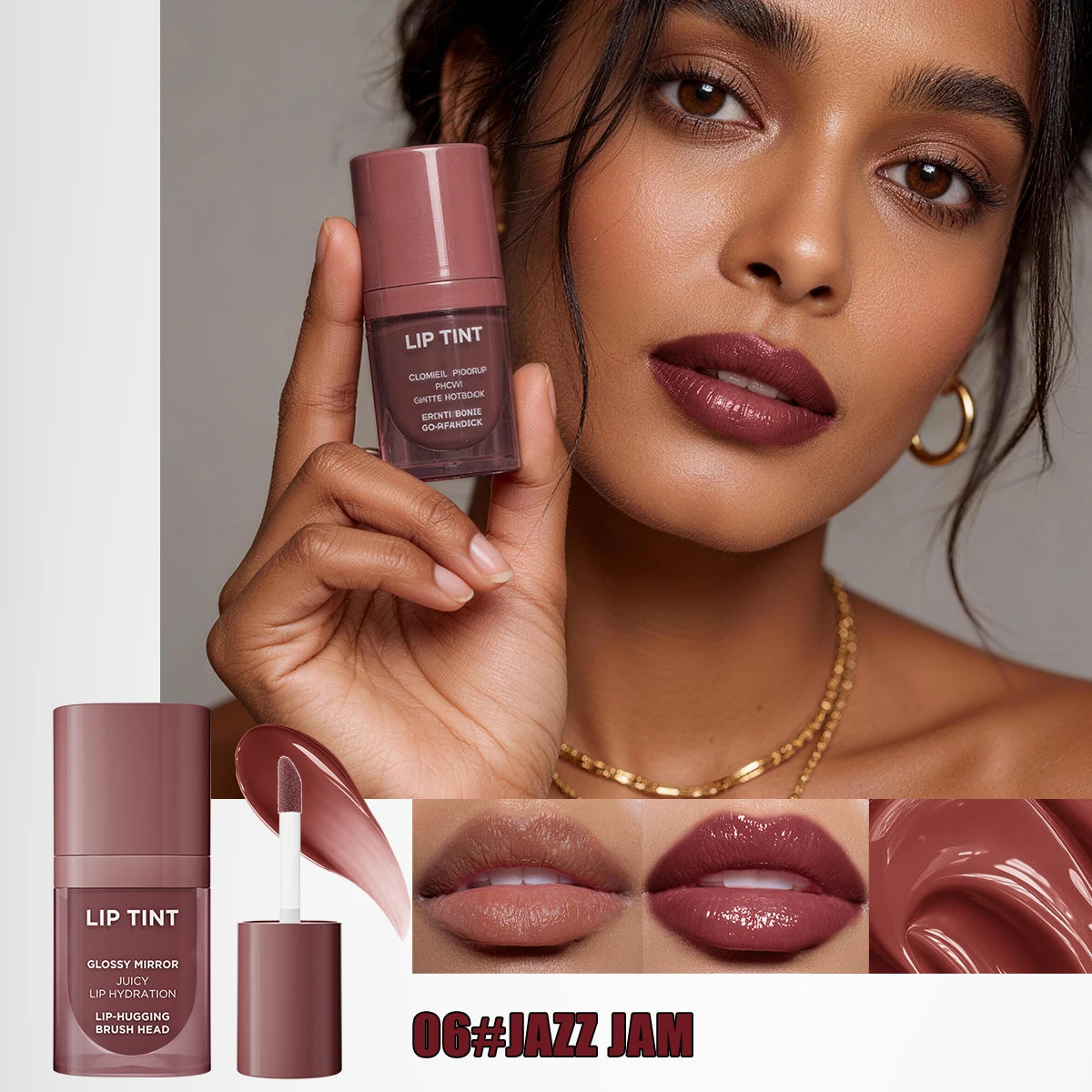 Hello Kiss Velvet Matte Lip Gloss – Waterproof Long-Lasting Tint