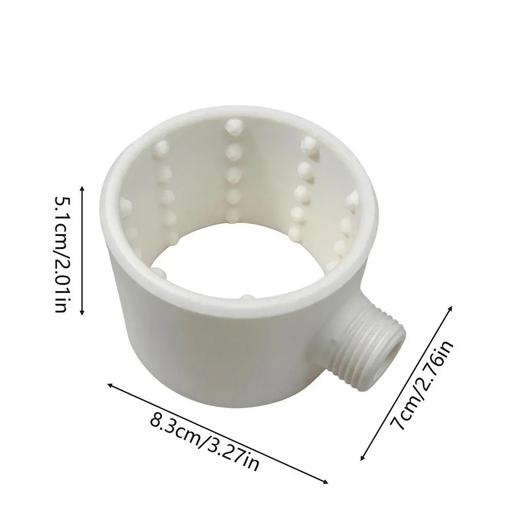 Shower Head for Men Multifunctional Hygiene Shower Nozzle,Full Cleaning Massage Sprayer Dog Cat Foot Wash Tool Shower Head Oasis Select White