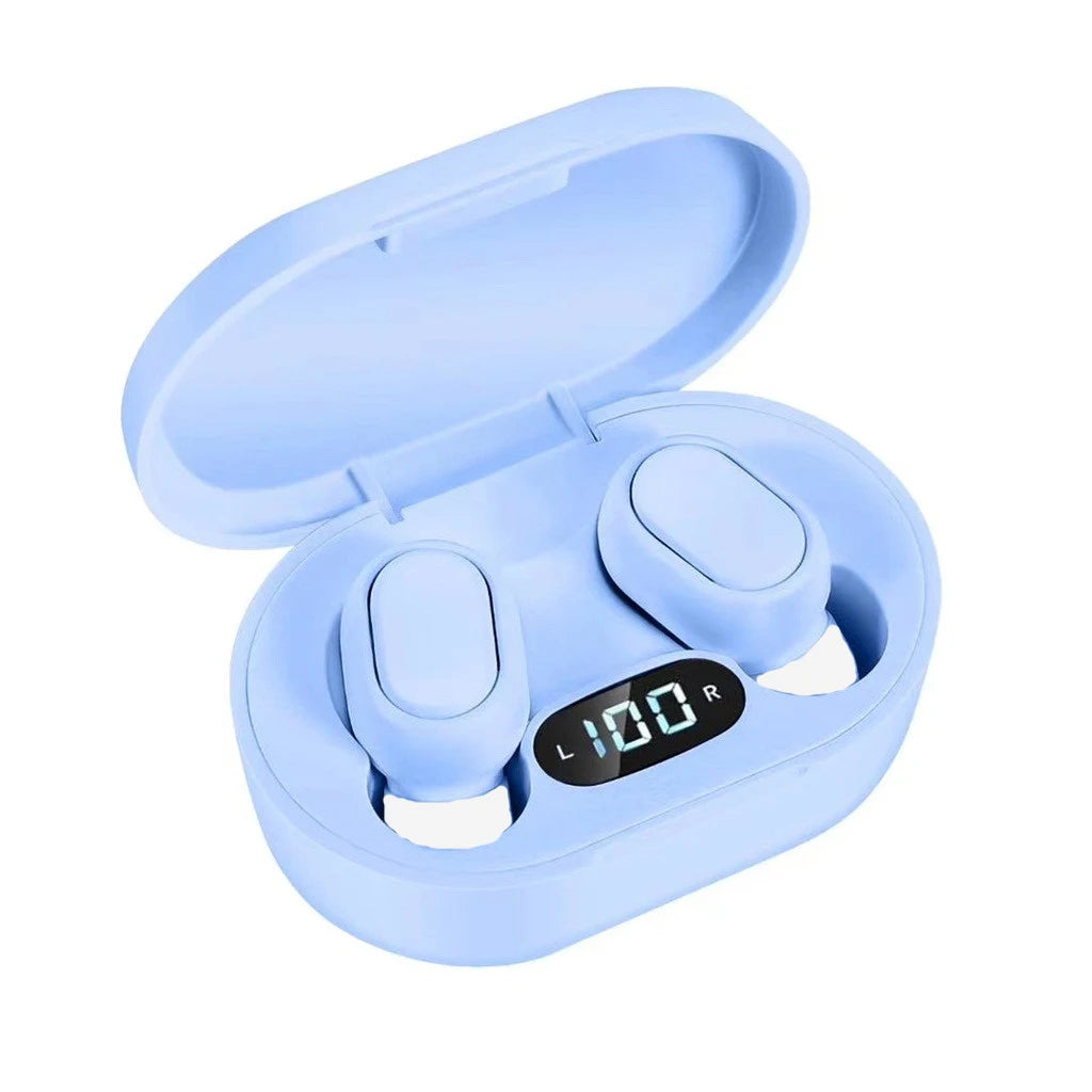 E7S TWS Wireless Headphones Bluetooth Earphone Control Sport Headset Waterproof Microphone Music Earphone Work On All Smartphone Oasis Select Blue