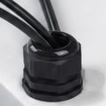 10Pcs Waterproof Cable Gland, IP68 Cable Entry, PG25 Nylon Plastic Connector White & Black for 3-6.5mm Cable Oasis Select 10pcs Black