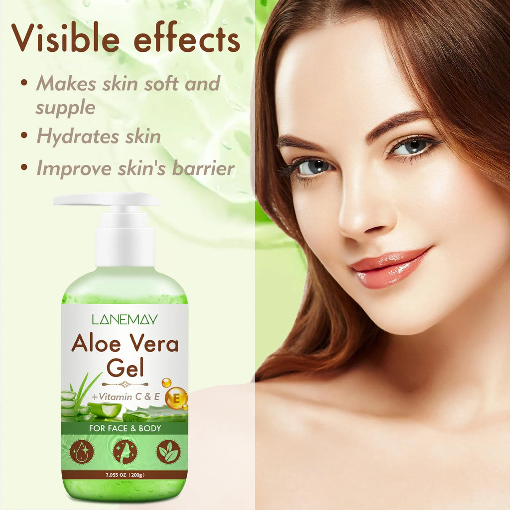 Vitamin C & E Aloe Vera Gel – Face & Body Moisturizer 200g