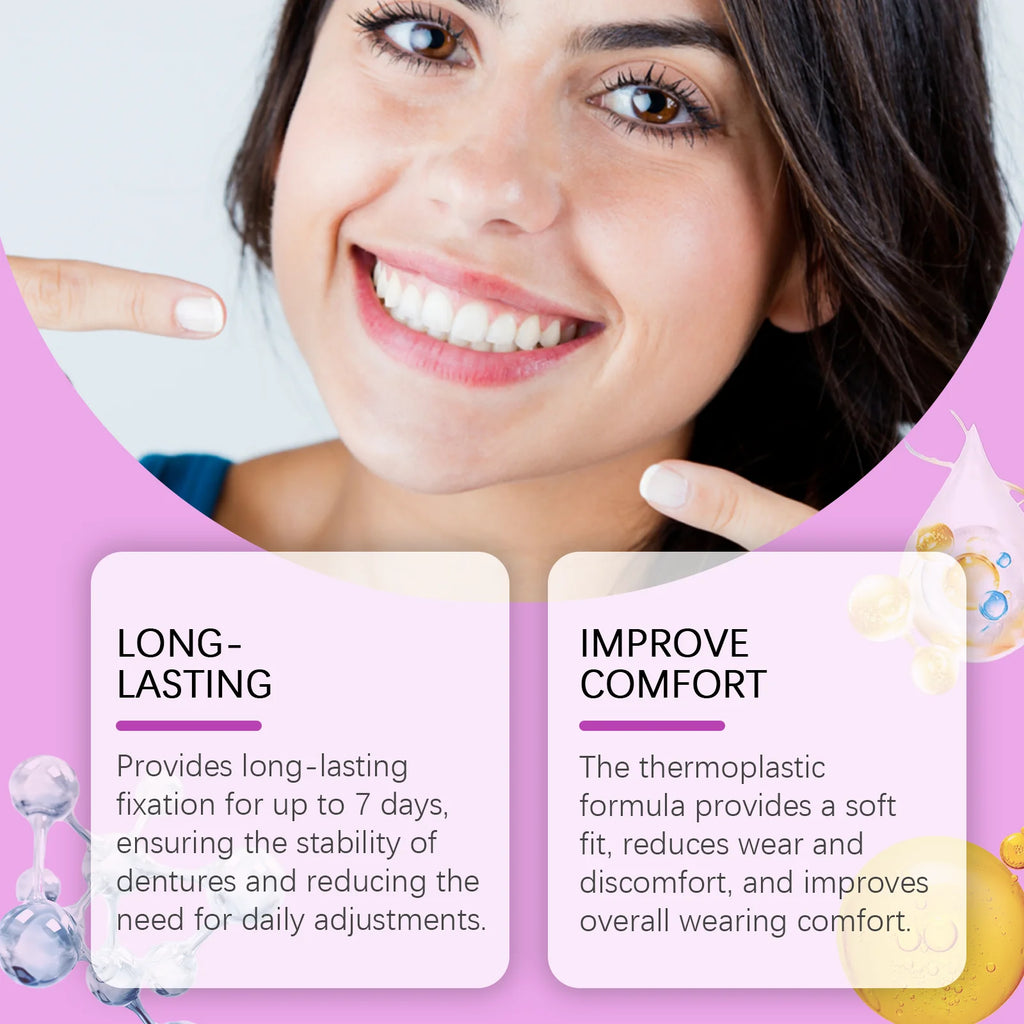 Oralhoe Strong Denture Adhesive Cream – 20g False Teeth Glue Denture Adhesive Cream Oasis Select