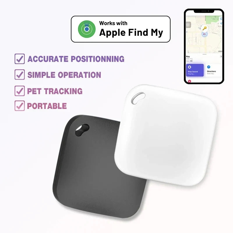 Smart GPS Tracker Works With Apple Find My APP iTag Pet Kids Luggage Key Tracking Global Accurate Positioning Bluetooth Finders Oasis Select