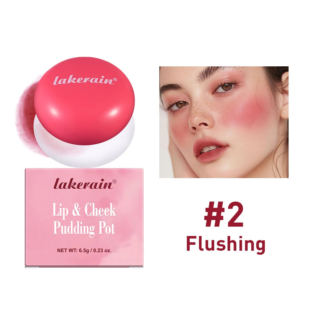 Lip & Cheek Blurry Pudding Pot – Soft Matte Multi-Use Blush Lip & Cheek Blush Oasis Select 2
