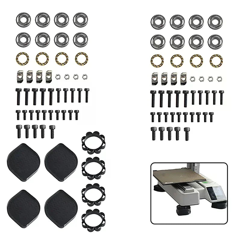 For HULA Anti-Vibration Feet For Bambu Lab P1P P1S For HULA Self-Aligning Feet For Creality K1 K1C K1 Max Legs 3D Printer Parts Oasis Select