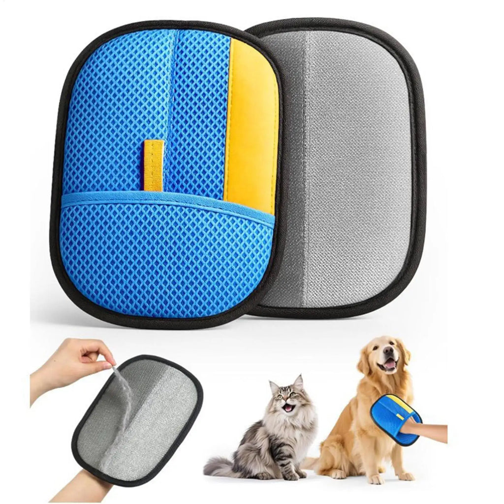 Pet Hair Remover Gloves Electrostatic For Cats Dogs, Reusable Washable Grooming Glove Anti-Shedding Grooming Gloves Pet supplies Oasis Select