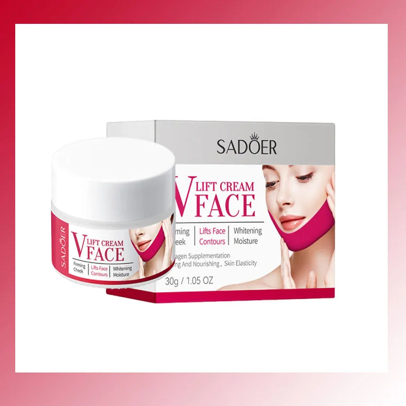 SADOER V-Shape Face Firming Cream – Collagen Lift & Contour Face Firming Cream Oasis Select 1pc