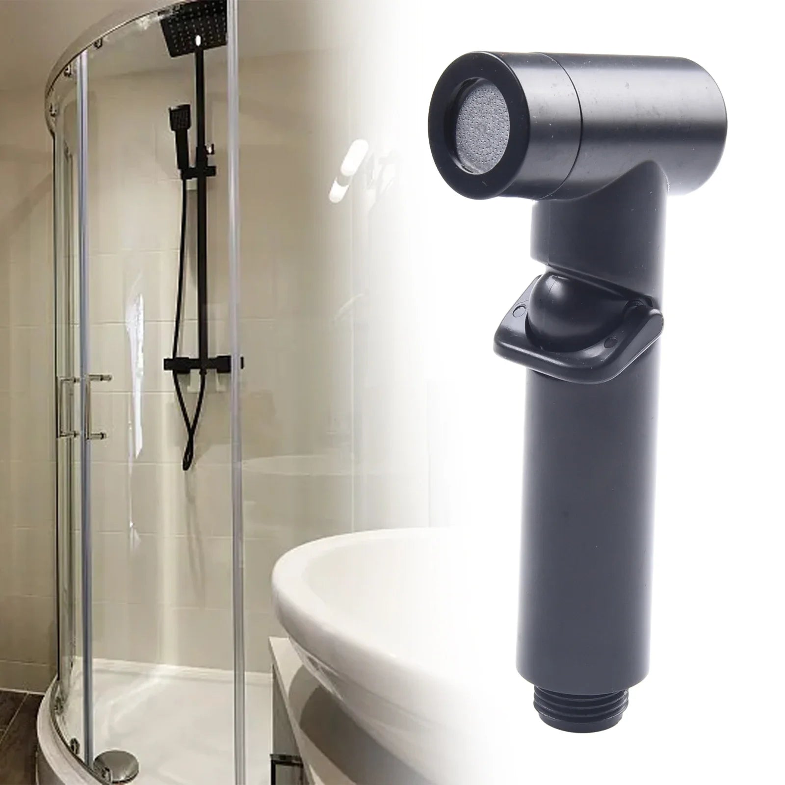 1PCS ABS Spray Shower Head Handheld Toilet Bidet Douche Bath-room Sprayer Household Shower Supplies Bathroom Accessories Oasis Select